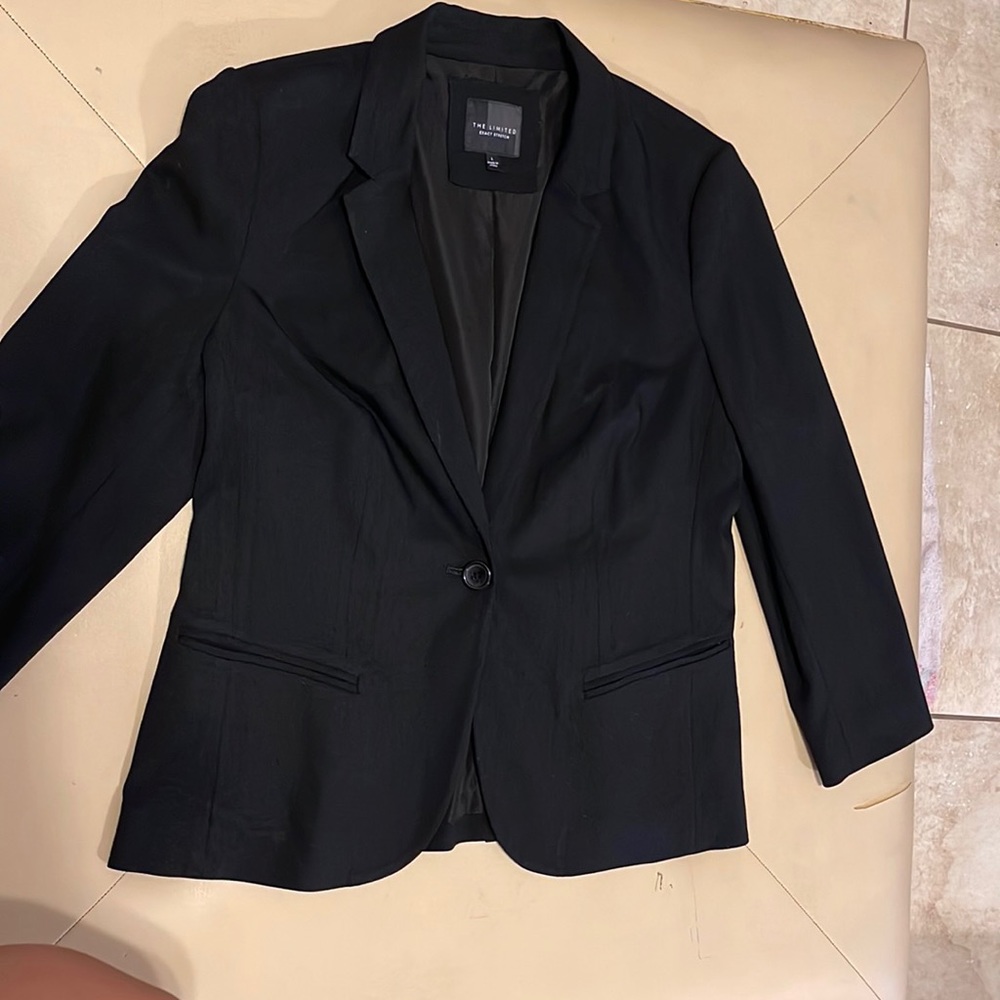 Black suit jacket